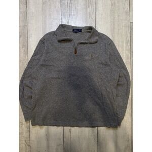 polo ralph lauren quarter zip sweater Size L Men